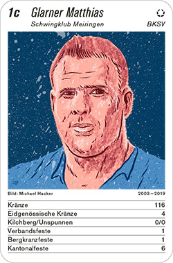 Schwingen, Volume 1, Karte 1c, BKSV, Glarner Matthias, Illustration: Michael Hacker.